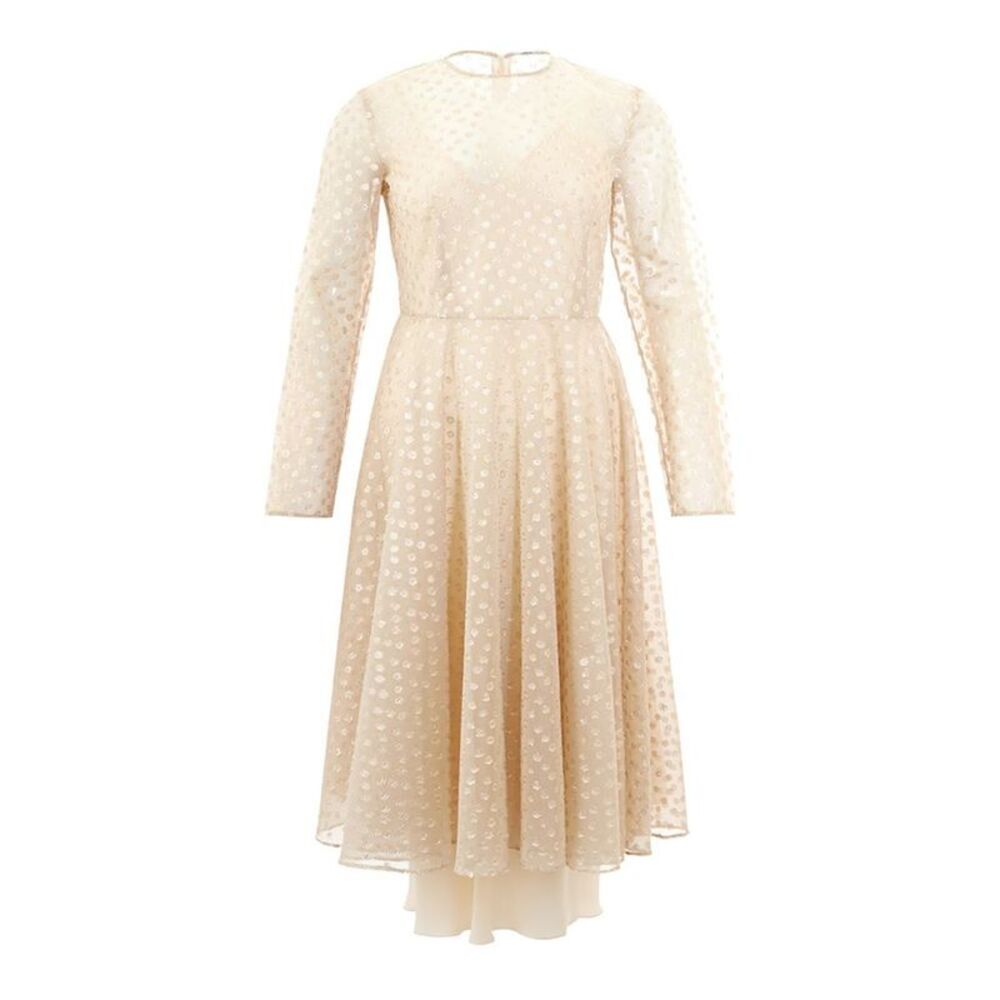 Lardini Beige Cotton Cocktail Women's Dress